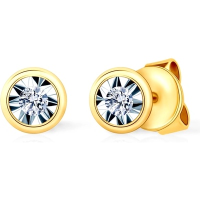 SAVICKI обеци: злато. диаманти