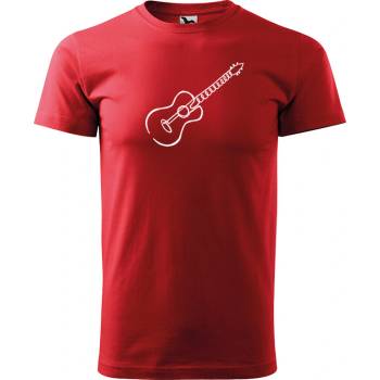 Roni Syvin Kytara akustická Jednotahová bílá červená