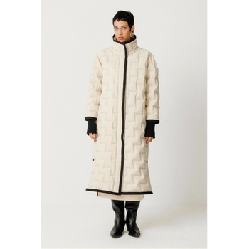 SKFK Кремаво дамско зимно палто SKFK SKFK | Byal | ЖЕНИ | S