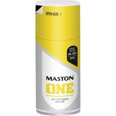 Maston one lak v spreji Satin RAL1021 150 ml repkovo žltý