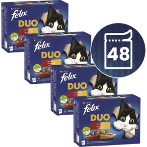 FELIX Капсули FELIX Fantastic DUO, вкусен избор в желе 48 x 85 г