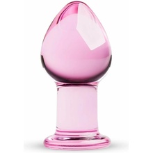 Gildo Handmade Glass Butt Plug No. 27 Pink sklenený análny kolík 8,7 x 4,5 cm