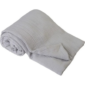 Baby Matex Детско одеяло Baby Matex - Muslin, сиво (5902675061537)