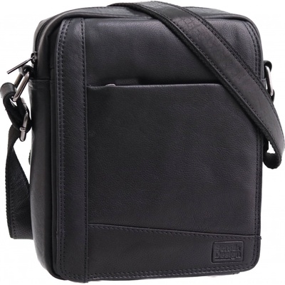 Sendi Design pánská kožená taška Crossbody T-737 černá