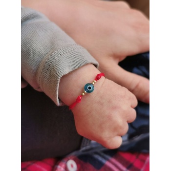 Image 1 of Синьо око за бебе със злато (ДЗГ9)