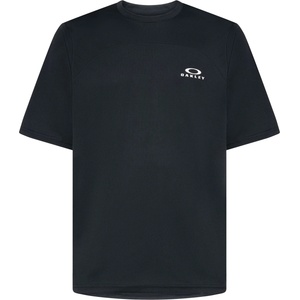 Oakley Мъжка фланелка с къс ръкав за колоездене Oakley Free Ride S/S Jersey Cycling jersey - Black / White - размер M (056-3221-0113)