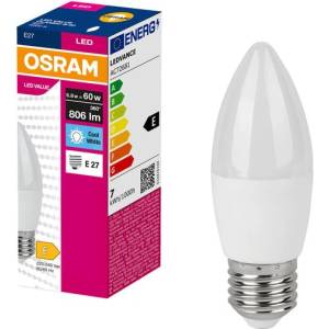 OSRAM LED крушка Osram LED Value Clas, B60, E27, 6.8W, 806lm, 4000K (AC72681)