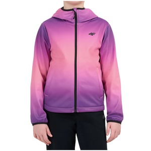 4F Softshell Jacket F603 Multicolour 3 Allover Детски размер: 122 / Цвят: розов