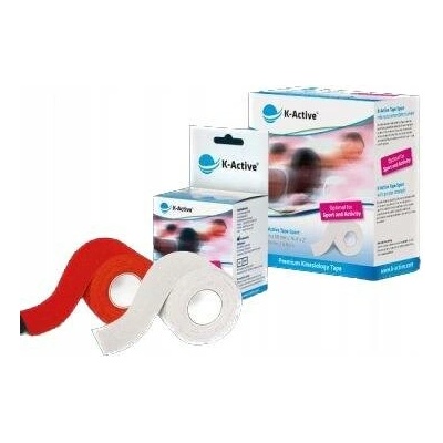 K-Active Tejpovací páska pro kinesiotaping béžová a hnědá 5 cm x 5 m
