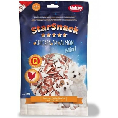 Nobby Výcvikový pre psa Mini Kura a losos 70 g