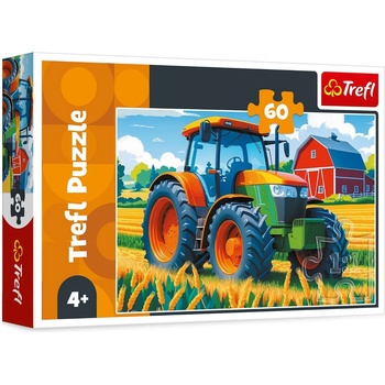 Trefl Пъзел Trefl от 60 части - Фермерско превозно средство (16492)