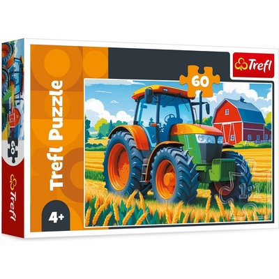 Trefl Пъзел Trefl от 60 части - Фермерско превозно средство (16492)
