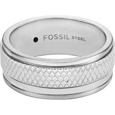 Fossil Pánsky oceľový prsteň Knox JF04768040