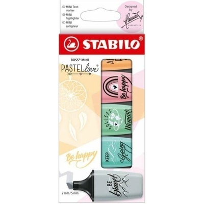 Stabilo Boss Mini pastellove 2.0 5 ks balení 452849