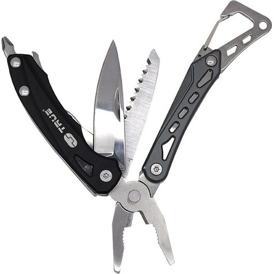 Multitool True Utility Seven TU 180 Barva: Černá/Stříbrná