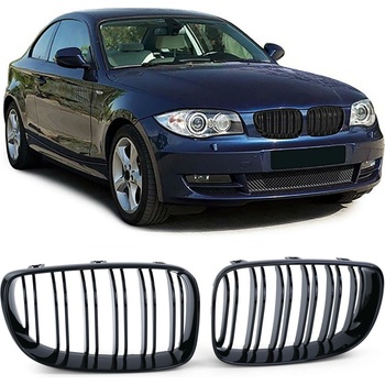 Angeleyes BMW E87 facelift, predná čierna maska, dvojité lišty