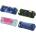 Herlitz Ученически несесер празен, тристенен, Mix Blue Ice, Wild Life, Pink Bubbles, Blue Shark - Herlitz