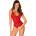 Obsessive Chilisa Crotchless Teddy Red XS/S