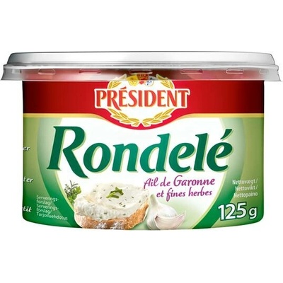 Président Rondelé s česnekem a bylinkami 100 g