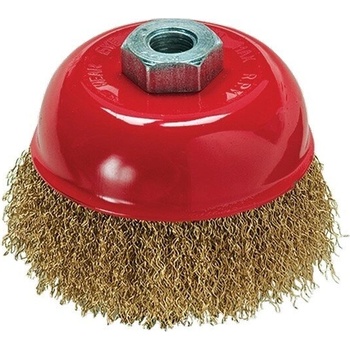 Image 1 of MTX Четка за ъглошлайф, 125 mm, М14, чашковидна, вълнообразна стоманена тел MTX