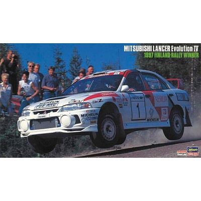 Hasegawa Mitsubishi Lancer Evo IV Finland Rally 1997 1:24