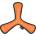Mountain Paws Rubber Throw Dog Toy Цвят: оранжев
