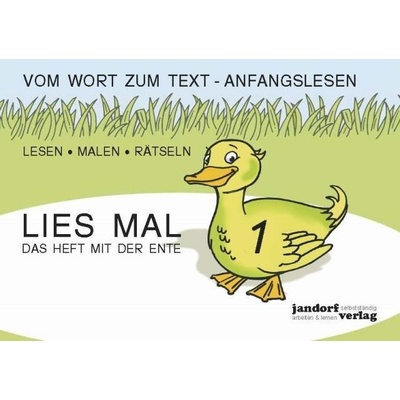 Lies mal 1 - Das Heft mit der Ente. Grobuchstaben Debbrecht Jan