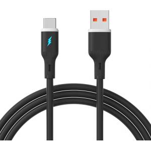 Akyga AK-USB-62 Кабел от USB-A към USB-C 18W 1 м черен (AK-USB-62)