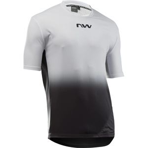 Northwave Мъжка фланелка с къс ръкав за колоездене Northwave Edge 2 Jersey Short Sleeve Cycling jersey - Light Grey / Black - размер XXL (056-3144-0616)