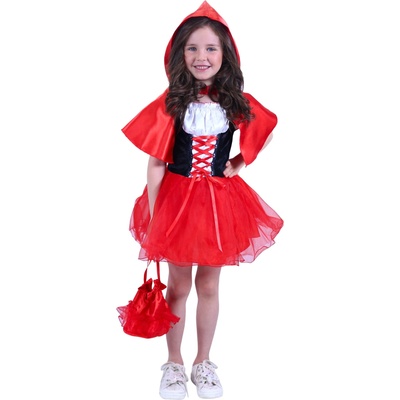Rappa Детски карнавален костюм Rappa - Червената шапчица, 3 части, S (80-90 cm) (206779)