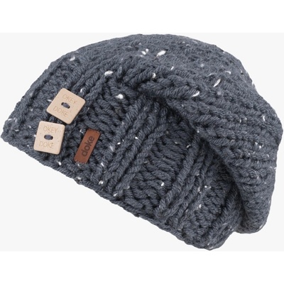 Pletená čiapka B Denim tweed