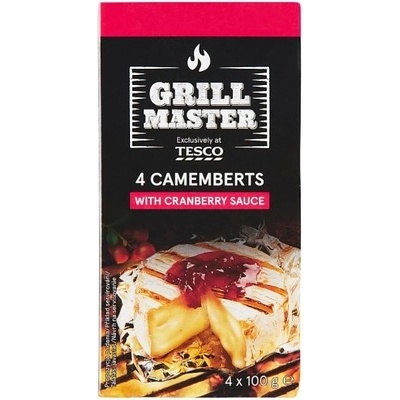Tesco Grill Master Camembert s brusnicovou omáčkou 4 x 100 g