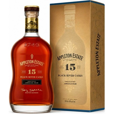 Appleton Estate Black River Casks 15y 43% 0,7 l (karton)