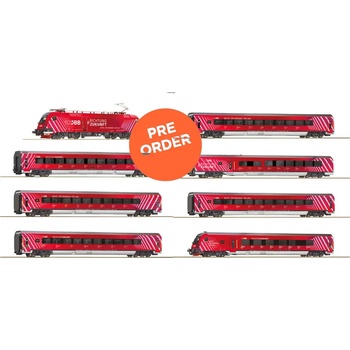 Image 1 of Roco Сет от 8 части 100 годишнина ÖBB Railjet със звук - 100 Years ÖBB Railjet with sound (5510002)