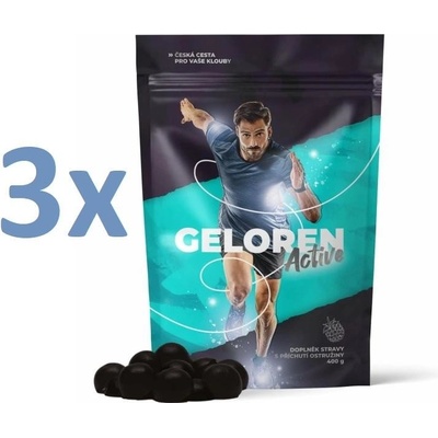 Geloren ACTIVE ostružina 3 x 400 g
