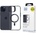 3mk Protection 3mk Satin Armor MagCase с MagSafe за iPhone 15 - прозрачен с черна рамка (5903108563819)