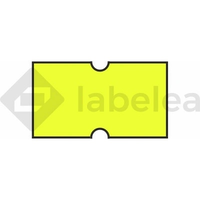 Labelea Samolepiace etikety do klieští, 22x12 mm Cola-ply farebné signálne, Farba etikiet Signálna žltá ECI2212CPL42SY
