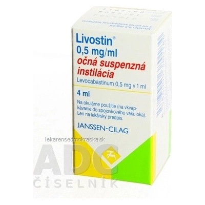 Livostin 0,5 mg/ml int.opu.1 x 4 ml