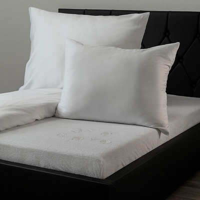 Kvalitex Nepropustné froté prostěradlo PU bílé 160x200