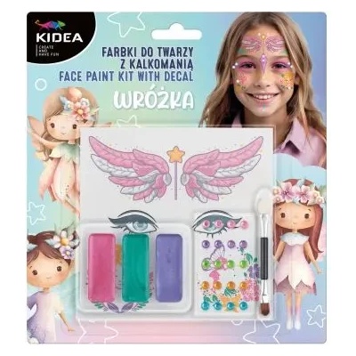KIDEA Бои за лице с диаманти и стикер Фея - kidea