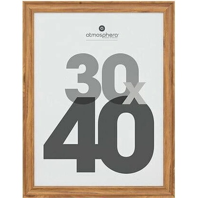Nástěnný klasický fotorámeček Mae 30x40 hnědý