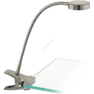 EGLO 54648 - LED Настолна лампа с щипка LED/4, 5W/230V 3000K матов хром (EG54648)
