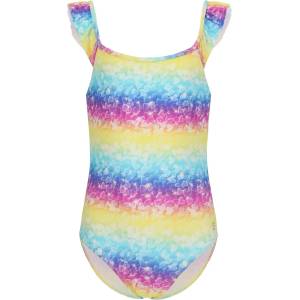 ZIG ZAG Детски бански костюм ZIG ZAG Kid's Carly Swimsuit - Rainbow Hearts - размер 116 (EU) (750-2633-0313)