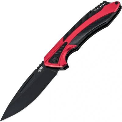 Herbertz CJH pocket knife, black/red