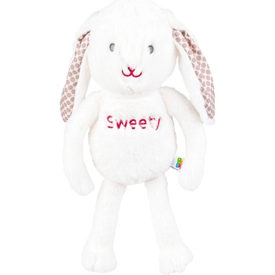 Moni Мека играчка за гушкане Bunny бял 81970 (111052)