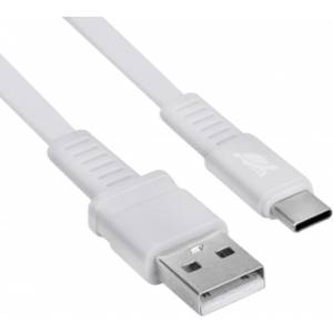 RIVACASE Кабел Rivacase - PS6002WT12, USB-C/USB-A, 1.2 m, бял (PS6002WT12)