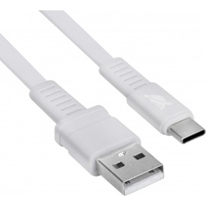 RIVACASE Кабел Rivacase - PS6002WT12, USB-C/USB-A, 1.2 m, бял (PS6002WT12)