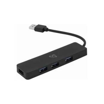 SBOX USB хъб SBOX H-504 : : USB 3.0, 4 порта, 5 Gbps, Plug and Play, 0.01 м кабел, Черен, H-504