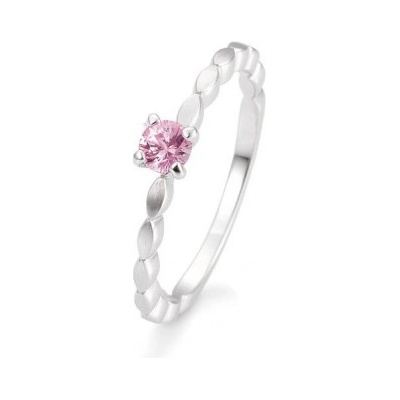 Sofia Diamonds prsteň z bieleho zlata so zafírom BE42 03331