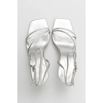 Answear Lab Кожени сандали Answear Lab в сребристо (V1562.653.2)